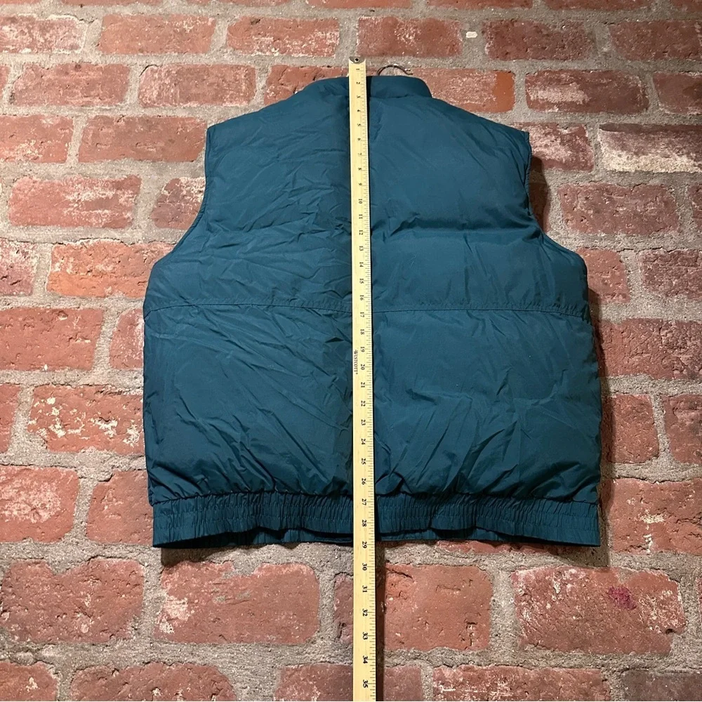 Men's Forest Green Vintage 90s REI Down Puffer Vest XL Outdoor Camping Hiking